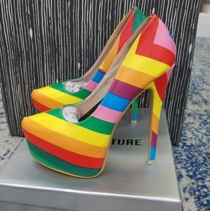 Lollicouture rainbow Heels